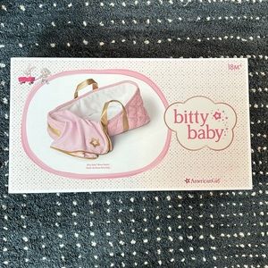 Brand new - American Girl Bitty Baby Moses Basket